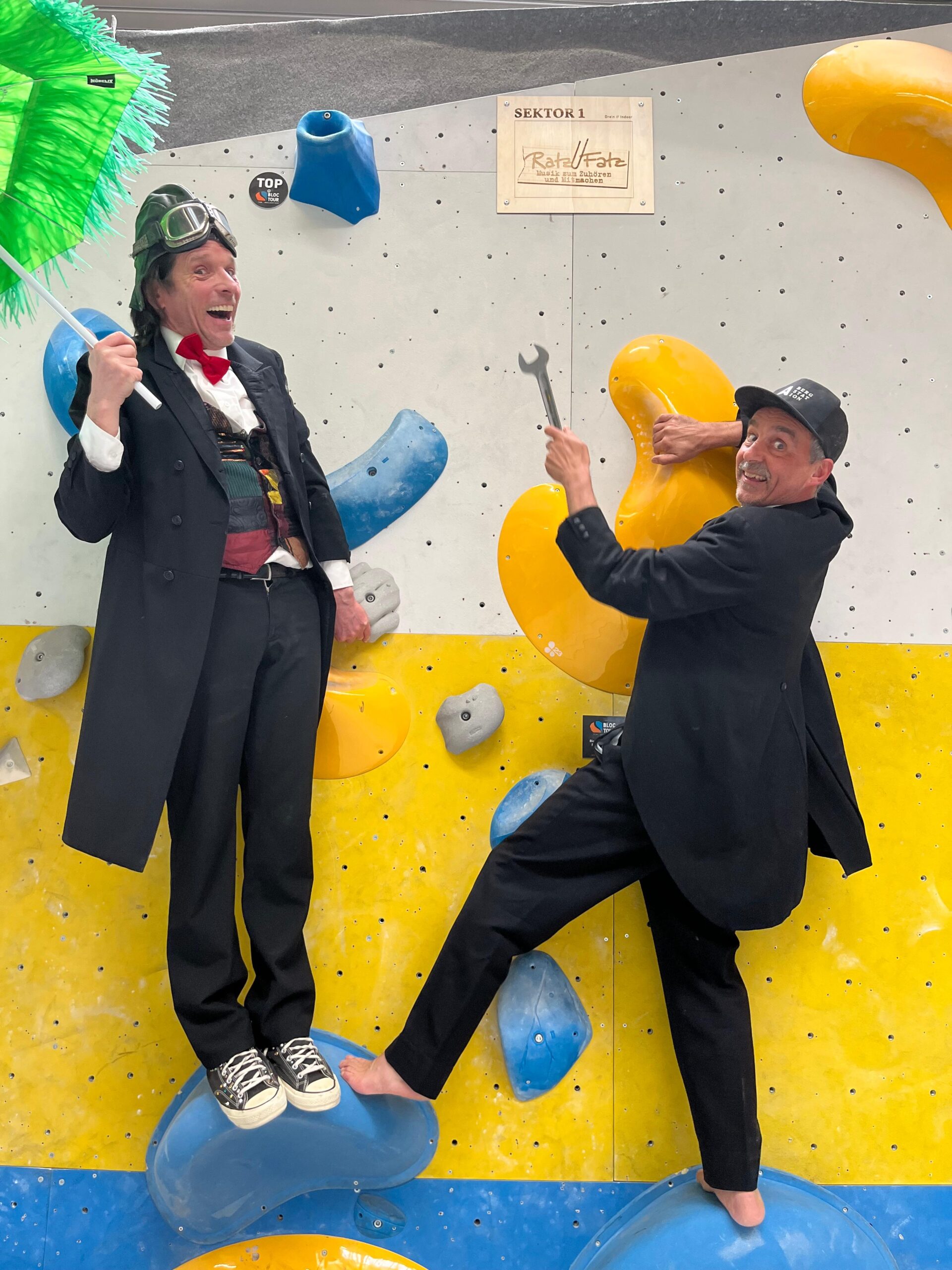 Mai-Konzert in der Kletterhalle